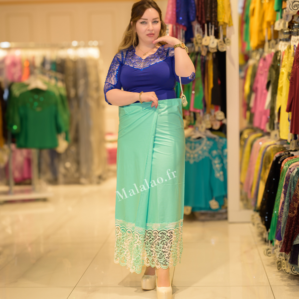 Jupe Bleu turquoise